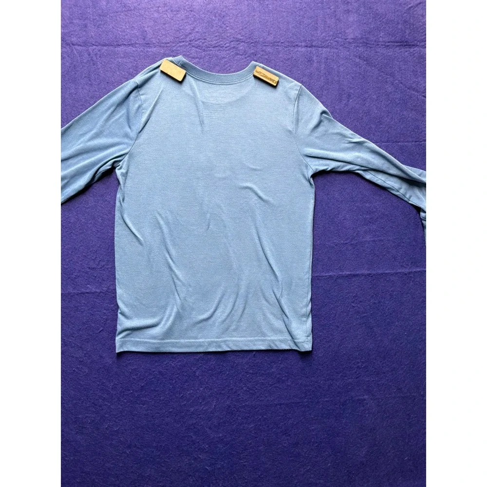 Gorpcore Kids‎ LL Bean Graphic Long Sleeve Tee M 10-12 Blue